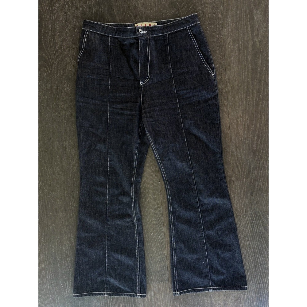 Marni Made In Italy Dark Wash Denim Jeans Women's Size 44